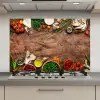Kruiden - Groente - Rustiek keuken achterwand spatscherm klein -3d_website