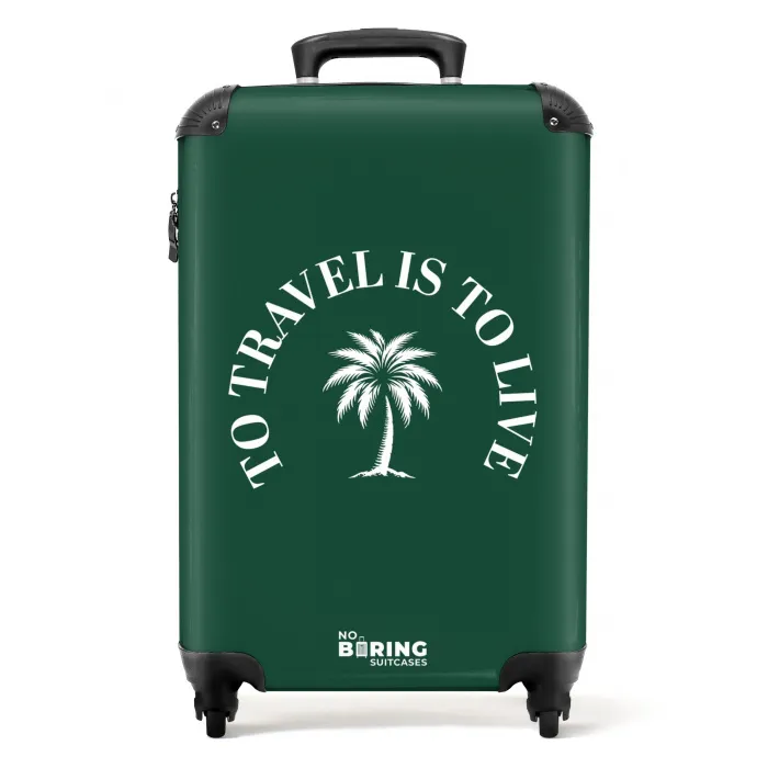 To Travel Is To Live NBS - Handbagage koffer - Kinderen Unisex middel -productfoto_recht