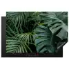 Planten - Jungle - Bladeren - Tropisch Inductie beschermer vinyl 3mm klein -3d