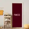 Nice - Bordeaux - Roze deurposter klein -sfeer4