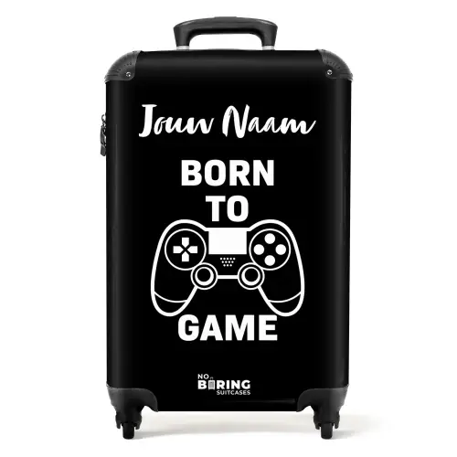Born to Game NBS - Handbagage koffer - Kinderen Unisex middel -productfoto_recht