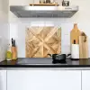 Verschillende Houtnerven in Visgraatpatroon Inductie beschemer met haakjes middel -sfeer2