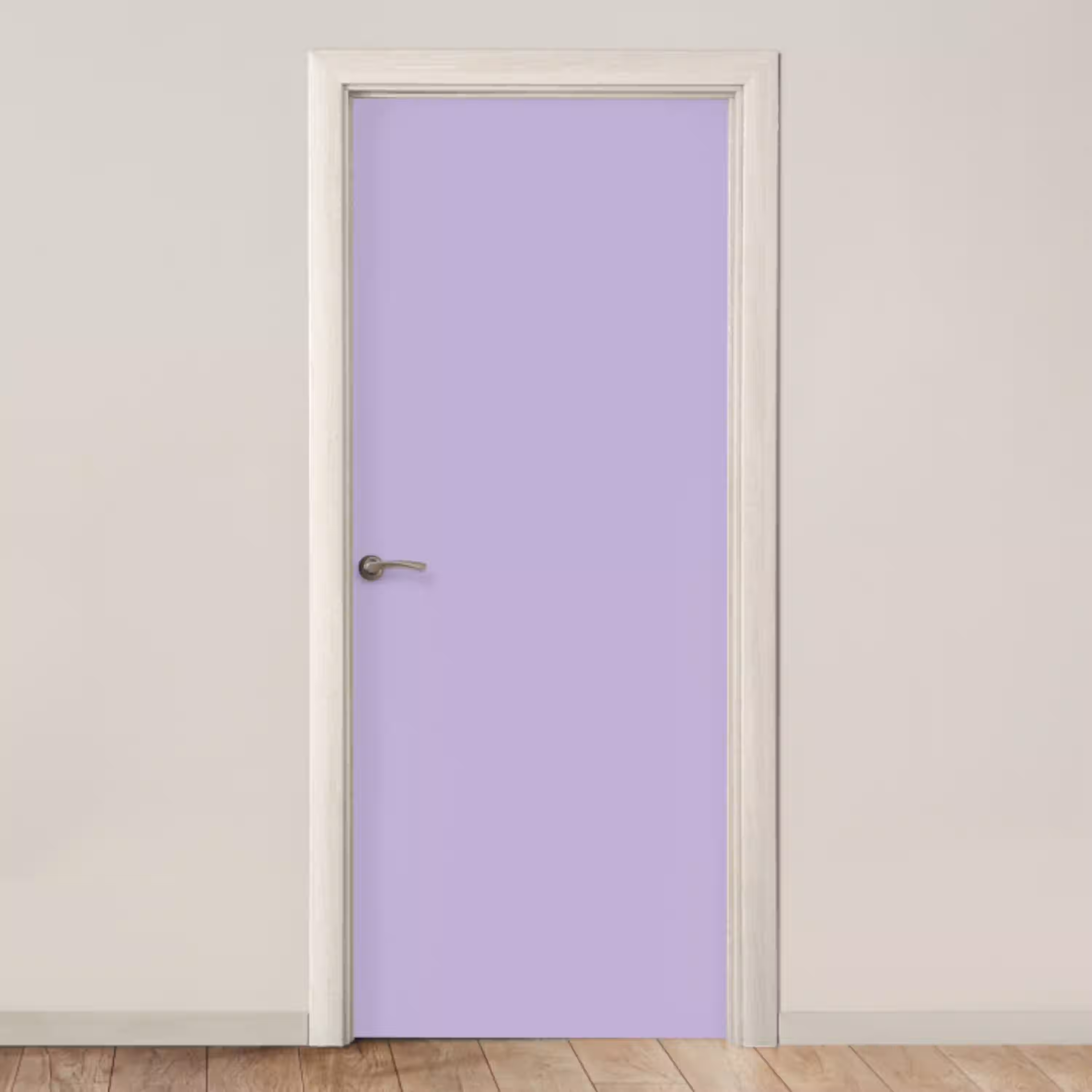 Pastel - Lilac - Paars deurposter klein 289 -3d_beige