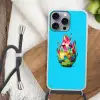 Drakenfruit - Blauw - Levendig Hoesje iPhone 16 Pro Max met koord klein -sfeer4