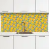 Sinaasappels - Bladeren - Kleurrijk keuken achterwand 2 middel 871 -3d