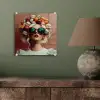 Vrouw - Macarons - Bril plexiglas 5mm klein -sfeer3