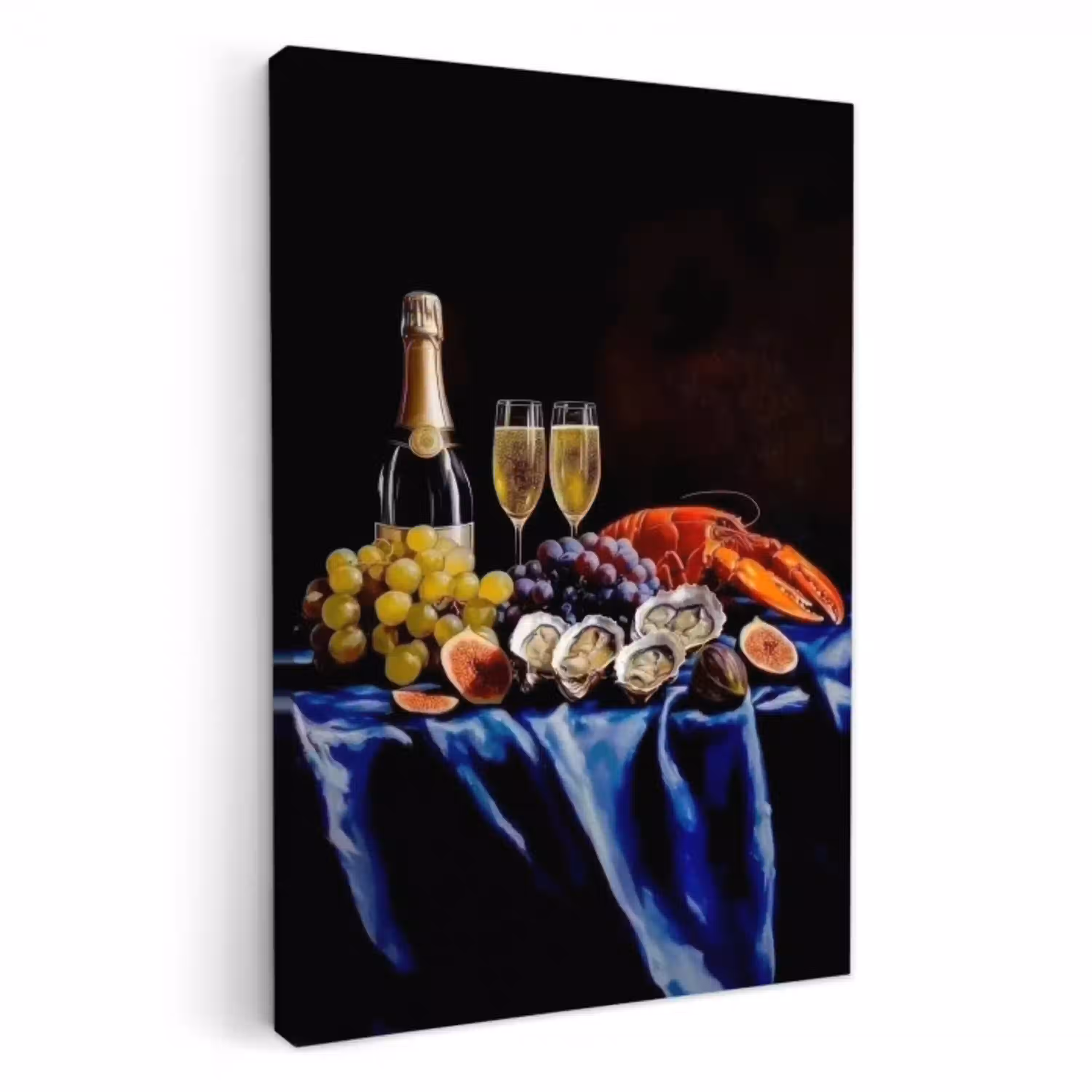 Champagne - Luxe - Oesters KitchenYeah - Keuken - Canvas klein -3d