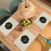 Rozet - Cirkelvormig - Donkergroen Placemat vinyl groot -zzsfeer5_Kitchenyeah-website