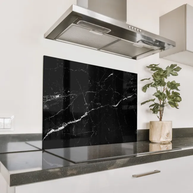 Spritzschutz Küche - Sternenhimmel in Stein