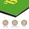 Mij niet bellen - Telefoon - Groen aluminium wit klein -closeup_NL