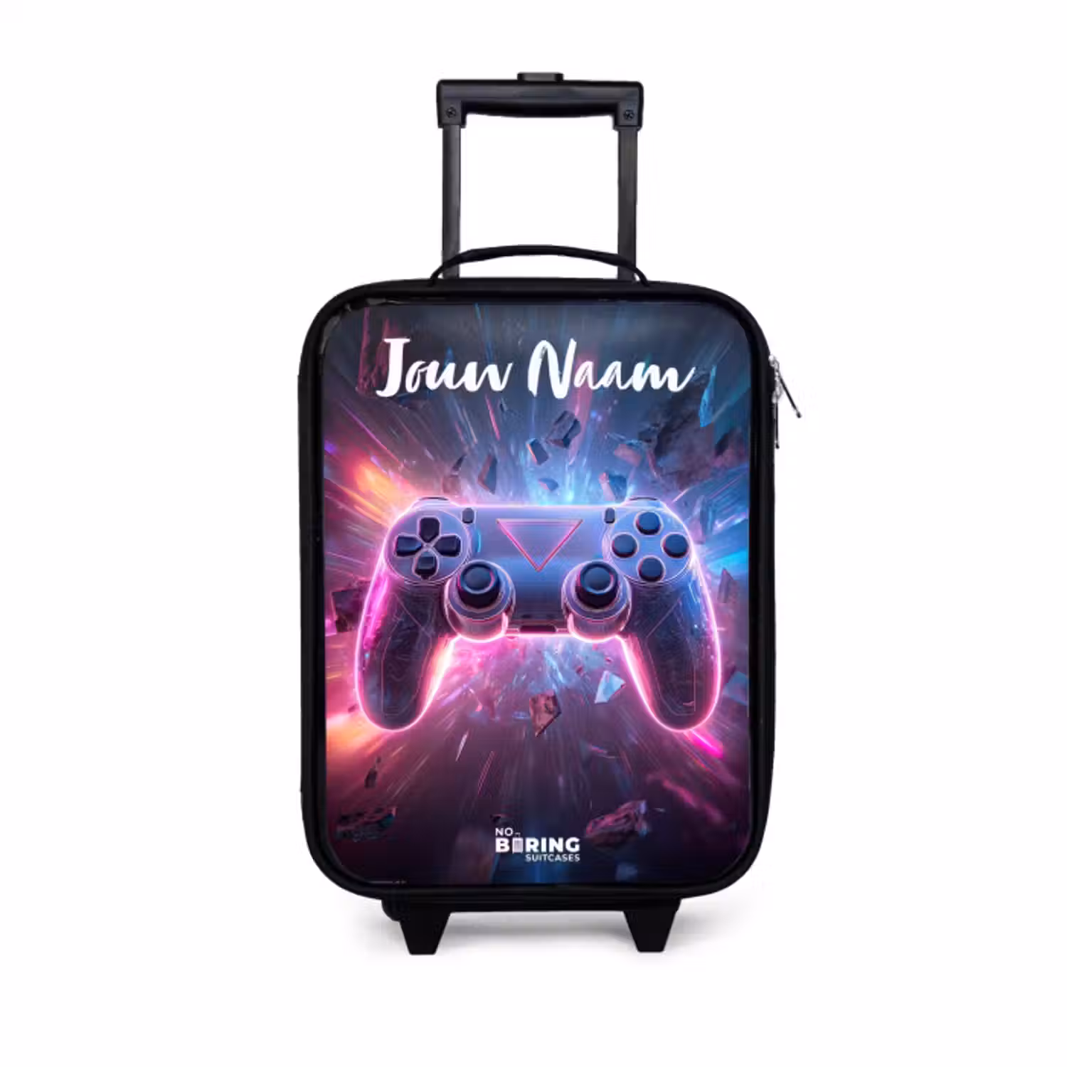 Kinderkoffer met naam - Controller - Neon - Game