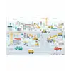 Bouwplaats - Tractor - Graafmachine - Auto - Design Speelmat klein -3d