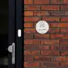 Beige marmer - Klassiek Naambord Rond klein -sfeer1-rond-XS
