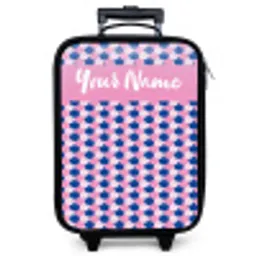 Schubben - Patroon - Blauw - Roze Kinderkoffer - Zwart klein -zzz_website3d