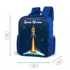 Planeet - Raket - Sterren - Donkerblauw Kinderrugzak - Blauw middel -productfoto_formaten
