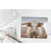 Longhorn - Grasveld - Dier muismat rubber klein -witbureau