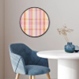 Pastel - uitpatroon - Geometrisch Fotolijst rond zonder passe partout klein 856 -sfeer2