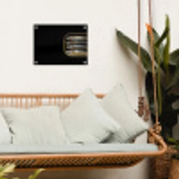 Sardines - Blik - Zwart - Vissen tuinposter los doek klein -sfeer7