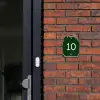 Groen - Kader - Regulier Naambord Huisje klein -sfeer2