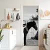 Vrouw - Paard - Artistiek deurposter klein -sfeer5