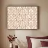 Geometrisch - Patroon - Beige Textielframe zwart klein 947 -sfeer1