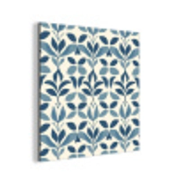 Flora - Modern - Blauw aluminium wit klein 46 -3d