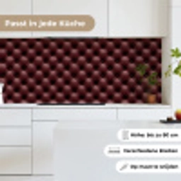 Leer - Patroon - Bordeaux keuken achterwand 2 middel 871 -sfeer4_DE