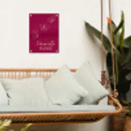 Favoriete plekje met Vlinders tuinposter los doek klein -sfeer7