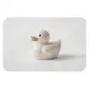 Badeend - Minimalistisch - Wit WCmat klein -3d