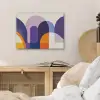 Vormen - Abstract - Grafisch - Oranje PET vilt klein -sfeer3