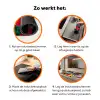 Vormen - Stippen - Kleurrijk Inductie beschermer vinyl 3mm klein -zzzzzzz-td-werking