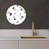 Wijnstok Patroon KitchenYeah - Keuken - Wandcirkel Forex klein -sfeer1