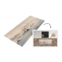Japans - Landschap - Beige Keukenloper - keukenmat middel -3d
