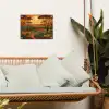 Landschap - Afrikaans - Zon tuinposter los doek klein -sfeer7