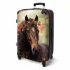 Koffer - Paard - Dieren - Bloemen - Bos - Vlinder NBS - Medium koffer - Kinderen Unisex middel -productfoto_3d