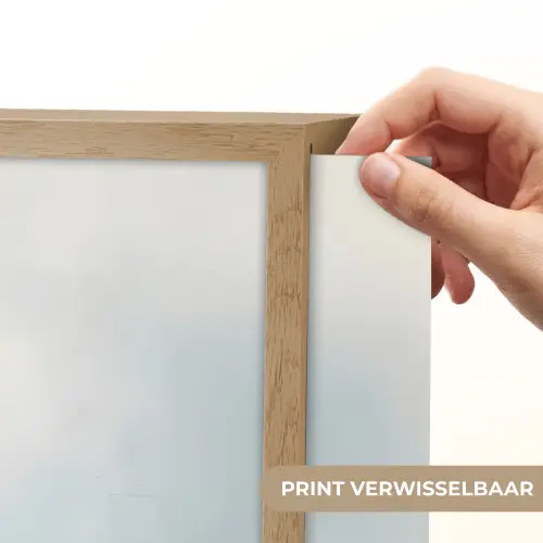 Meeuw - Wit - Zee - Mistig Light Box met batterij (Wandlamp) middel -USP_websiteprintNL