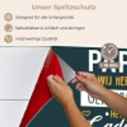 Quotes - Papa - Spreuken - Papa jij hebt ons al keuken achterwand spatscherm klein -spatscherm_DE