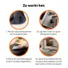 Zeilboot - Zon - Pier - Hout Inductie beschermer vinyl 3mm klein -zzzzzzz-td-werking