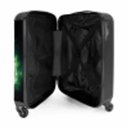 Voetbal on fire NBS - Handbagage koffer - Kinderen Unisex middel -binnenkant