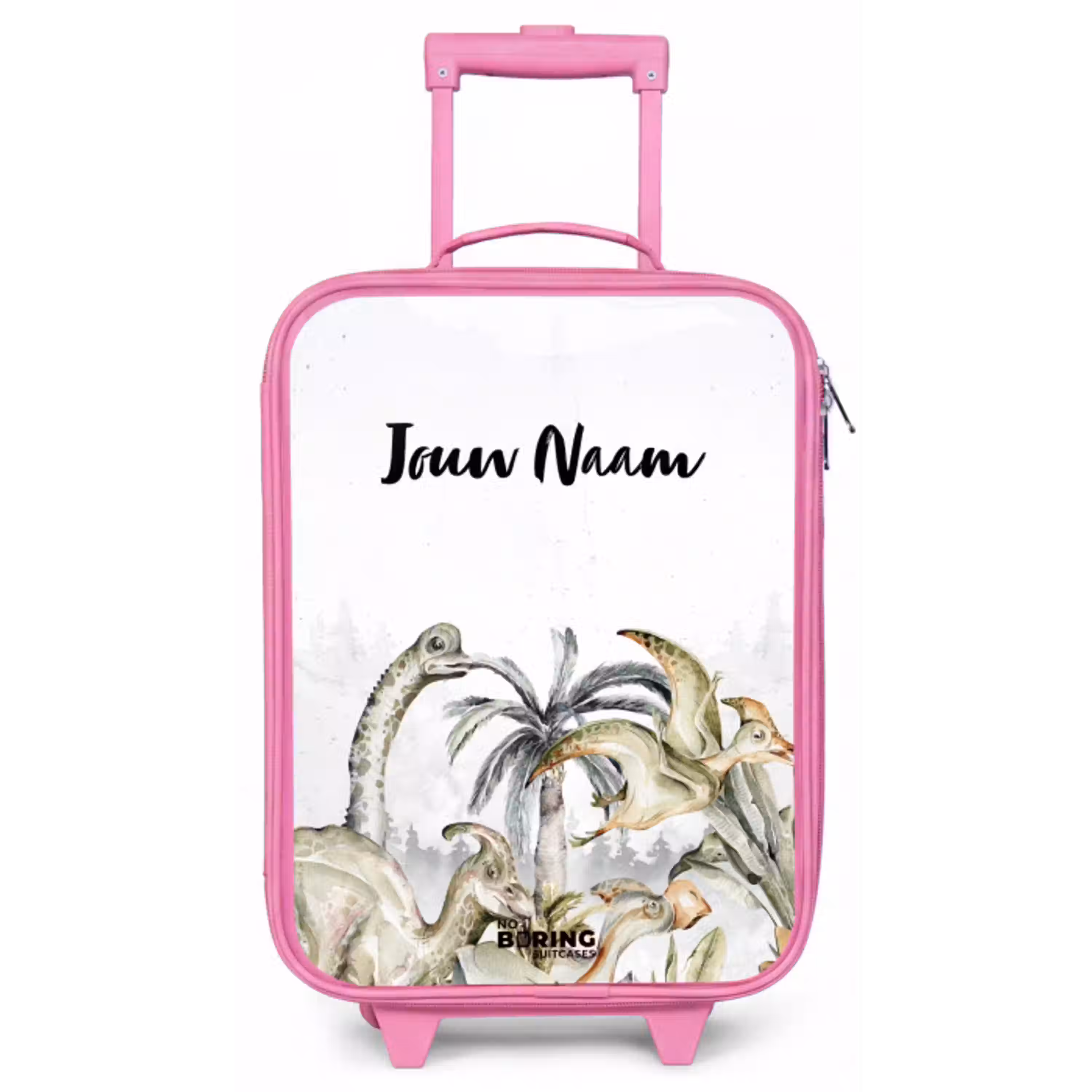 Dino Jungle Kinderkoffer - Roze klein -zz3dotto