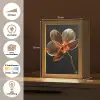 Orchidee - Doorzichtig - Bloem Light Box met kabel (Tafellamp) klein -USP_websiteoverzichtNL