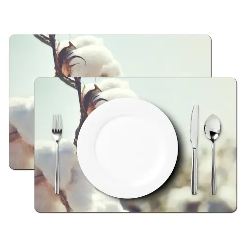 Planten - Bloem - Tak - Natuur Placemat vinyl groot -zzsfeer2_Kitchenyeah-website
