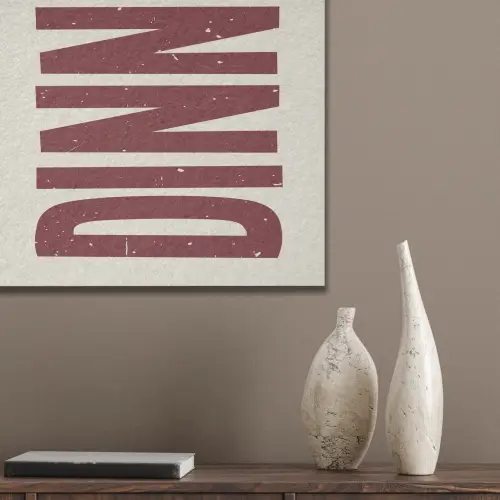 Eten - Decoratie - Rood - Vintage PET vilt klein -sfeer6_closeup