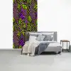 Neon - Paars - Dieren - Patroon fotobehang vinyl groot 64 -slaapkamer
