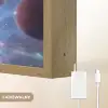 Buitenaards wezen - Rood - Planeten Light Box met batterij (Wandlamp kind) middel -USP_websiteoplaadbaarNL