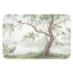 Reiger - Landschap - Groen Badmat klein -3d
