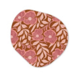 Sfeer - Bloemen - Roze Wandcirkel Organisch Forex 3mm klein 629 -3d