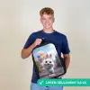 Konijn - Ballonnen Rugzak - Zwart middel -sfeer7_FR