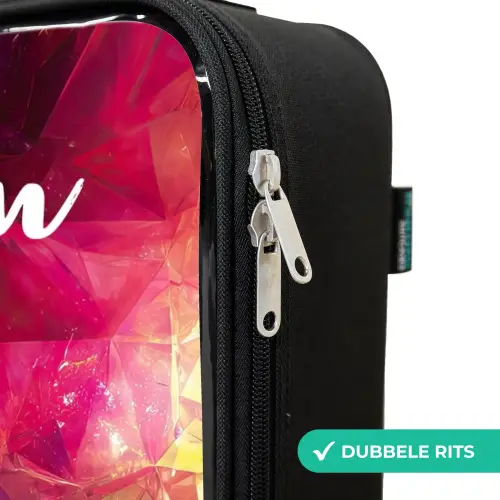Symbolen - Game - Kleurrijk Kinderkoffer - Zwart klein -rits_NL