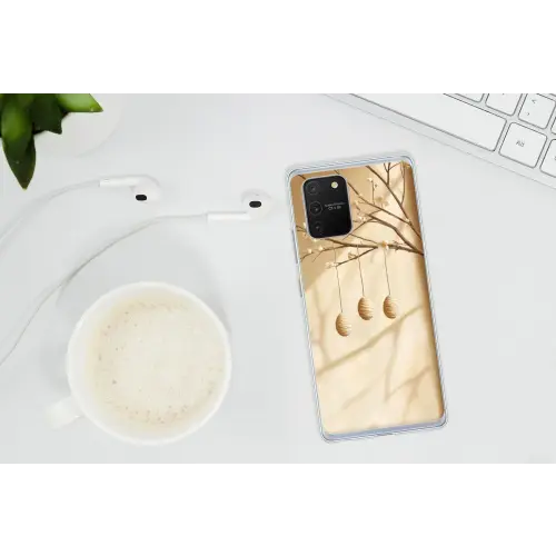Beige - Paastak - Eieren Telefoonhoesje Samsung Galaxy S10 Lite klein -oordopS10Lite